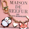 Mode Cartoon Porte-clés Sac Pendentif De Voiture Crochet En Métal Avec Boîte-Cadeau Adapté Aux Hommes Dames Enfants Designer Porte-clés1391710