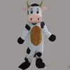 Formato adulto del vestito da partito di Halloween del costume della mascotte della mucca calda di alta qualità