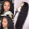 28 30 Inch Brazilian 13x4 HD Curly Lace Front Human Hair Wigs For Black Women Loose Deep Wave Synthetic Frontal Closure Wig1792109