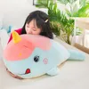 New Cone Whale Pillow Plush Toys Sleeping Doll