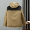 6bp0 Men's Online Celebrity Winter Jacket Puffer Designer Down Women Coat Cotton Parka Overcoat Casual Fashion Chest Pocket Design tjock varm huva