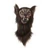 Enge Wolf latex masker realistisch en felle weerwolf carnaval hoofddeksel kostuum Halloween Cosplay Party Props 220622