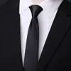 Brudgummen slipsar mens slips satin slips rand vanlig fast färg slips hals super bröllop tillbehör