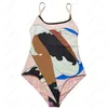 kadın mayo seksi mayo bikini takım elbise yüzme tek parça tarzı lüks tasarımcı tam logo mektupları baskılı çok renkli mayolar bikinis plajı yaz için giyiyor ff