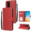 Leder-Kartensteckplatz-Hüllen für Huawei P40 P30 P20 Pro P10 Lite Plus Mate 30 20 10 Pro Lite Y5P Y6P Y7P Y8P Flip Wallet Cover Funda