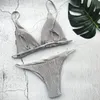 Costumes en une seule pièce 2022 Bikini push up Maillots de bain Femmes Set Swimsuit Sexy plié maillot de bain plié