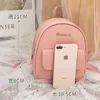 Mini Backpack Women Pu Leather Shoulder Bag Kids Multifunctional Small Bagpack Ladies School Backpack J220620