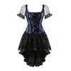 Bustiers Corsetsets Victorian Corset Dress Terne Gothic Bustier vestidos retrô fantasia vintage