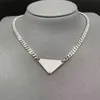 heart necklace designer necklaces luxury mens chain inverted triangle pendant high quality women fashion stainless steel thick chains punk style designer jewelry