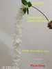 55 à 145 cm de long thème blanc fleur de soie artificielle vigne hortensia glycine fleurs conception de cryptage de vigne pour la maison ornement suspenduZC1003-3