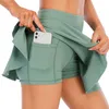 Tennisrokken Zomer Korte Broek Dames Sport Rok Naakt Huidvriendelijke Stof Geplooide Zoom Running Golf Sortort