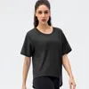 T-shirt Femme Été Femmes Nylon Courir T-shirts Femme Loose Casual Sports Blouse Séchage rapide Respirant Fitness Top Athletic WearWomen's