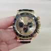 AL Ultra-fino Homens Assista 40mm x 12.4mm 904L ETA 7750 Chronograph Cosmograph 116518 116518LN Cerâmica Automática Mecânica Pulseira Mens Relógios Relógios de Pulso