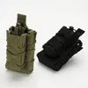 Taktiska midjepaket Molle Magazine Pouch Open-Top Single Rifle Pistol Mag Pouch AR/M4/M16 CARTRIDGE CLIPA HUTEG PAG