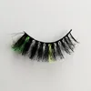 Thick colorful Eye lash faux cils fake Mink Lashes False Eyelashes Fluffy Soft Lash Extension Make Up tools beauty glamorous Suitable for Wedding Event, Photo shoot...