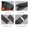 Watch Bands Anbeer Leather Straps Quick Release Replacement Band For Men And Women-18mm 19mm 20mm 21mm 22mm Hele22