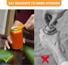 Manual Easy Can Opener 6 Pcs Color Soda Beer Opener Premium Plastic Shields Tab Openers for Pop Cover Beer or Soda Cans at Picnic BBQ Protect Cold Drinks From Bees