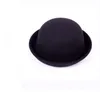 Chaininhos de garotas de garotas Fedora Crianças Vestido Chapéus de lã Caps formais Mulheres Mulheres Praim Cap Men Autumn Inglaterra Inglaterra Retro Small Hat Dome Billycock Dicer