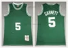 Maillot de basket-ball rétro cousu 0 Jayson 5 Kevin Tatum Garnett 34 Paul 6 Bill Pierce 20 Ray 33 Larry Allen Bird Jersey 62-63 85-86 07-08 Personnalisé Femmes Jeunes