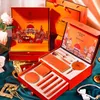 Makeup Cosmetics Set Chinese Gift Box Velvet Lipstick Liquid Eyeliner Air CushionCream Eye Shadow Set Valentine's Day Gift7563872