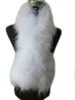 Реальный страус перья меховой шарф шейный угол вечеринки ужин пушистый мягкий 110 * 14см