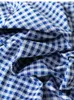 Męskie koszulki Męskie T-shirt Knitte Natural Silk 2022 Summer Plaid Smart Casual Short Tlee Business Tops Tees Ubranie O-Neckmen's Trix22