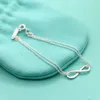 925 Silver Designer love Bracelet charm Bracelets Couple Vintage Luxury Luck infinity Hearts pendant Bracelet For Women&girl Logo Return T Wedding jewelry Gifts