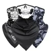 máscara bandana metade crânio