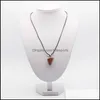 الحزب لصالح الحدث لوازم الاحتفالات منزل الحديقة هدية Irregar Crystal Natural Stone قلادات Gemstone العقيق Quartz الفيروز Malach