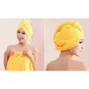 Hair Turban Towel Women Super Absorbent Shower Cap Quick Drying Microfiber Dry Bathroom Cotton Gorra By Sea