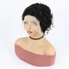 Pixie Cut Bob Wig 13x4 Brazilian Short Curly Lace Front for Black Women Remy Hair Water Wave Transparent Lace Wigs