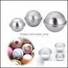 Cake Tools Bakeware Kitchen Dining Bar Aluminium Alloy Mold Diy Bath Bomb Mod Salt Ball Homemade Crafting Gifts Semicircle Sp