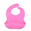 Silicone Waterproof Bibs Baby utensils Food Grade Plate Suction Bowl Kids Tableware Bib Safe material clean and easy to wash WLL42