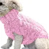 Vêtements pour chiens vêtements tricotés d'hiver pull chaud pour petits grands chiens vêtements pour animaux de compagnie manteau tricot Crochet tissu JerseyDog