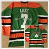 CeUf TEAM IRELAND LUCKY HOCKEY JERSEY LUCK OF IRISH Ricamo da uomo cucito Personalizza qualsiasi numero e nome maglie