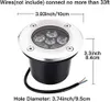 LED LED Underground Light Floor Lamp 5W 12V IP67 Outdor Ground Garden Yard Lamps Lights