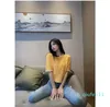 Women's knits 2022 Spring and Autumn new small fragrance wind embroidery knitting round Summer pearl sweater pearl short-sleeve top