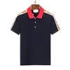 남성 폴로 셔츠 럭셔리 이탈리아 남자 옷 쇼트 소매 패션 캐주얼 남성용 여름 티셔츠 많은 색상 이용 크기 m-3xl