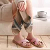 Suihyung 15 ألوان Slippers Slippers 2021 أحذية صيفية جديدة للنساء رجال حزام قابلين للتنفس منزلي منزلي السيدات من الكتان الوجه يتخبط G220518