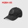 2024 야구 모자 볼 모자 베이지 색 캔버스 남성 여성 레터 레터 데님 모자 Casquett 200035 8 색 상자 #GBH-06 8 Colors