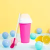 Kinder Slushy Maker Cup Schnellgefrorene DIY Smoothies Milchshake Flasche Slush And Shake Maker Silikon Eiscreme Slushy Maker Flasche T0601TT06