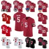 Nik1 Custom Ohio State Buckeyes Football Jersey 33 Jack Sawyer 3 Quinn Ewers 7 C.J. Stroud 5 Garrett Wilson 1 Justin Fields 27 Eddie George