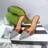 2022 NIEUW NIEUWE EUROPE Europese stijl Women's Gladiator Sandalen mode fruit kleur slippers rond knoop decoratie Romeinse geweven transparante kleur gelei