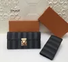 WF Designers 2st/Set Wallet Purse Mini Clutch Bags Ladies Prossed Leather Credit Card Holder Wallet, handväska lyxiga kvinnor