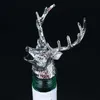 2スタイルの鹿ヘッドワインマウス亜鉛合金ワインストッパー