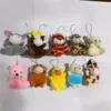 6cm plush doll can be put into the capsule. There are 32 styles unexpected surprises and portable doll toy pendants