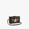 Petite Malle Men Lomen Bag Bag Luxury Procheer Poxy Fox Fox Box Messenger Pres Canvas Cowhide Leather Carry Handbag Counterbag Cootbag