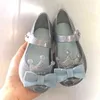 Mini Mlsa Classic Crown 2021 Beach Sandals New Summer Cute Cartoon Jelly Shoe Girl Non-slip Kids Toddler Shoes for Kids Girls G220418