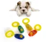 Pet Cat Dog Training Clicker Plastikowe Nowe Psy Click Trainer przezroczyste Clickers Z Bransoletką Artykuły Dla Psów Hurtownia