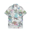 New Designer men's short-sleeved shirt spring and summer casual shirts street hip-hop men Casual T-Shirts print pattern Size M-3XL